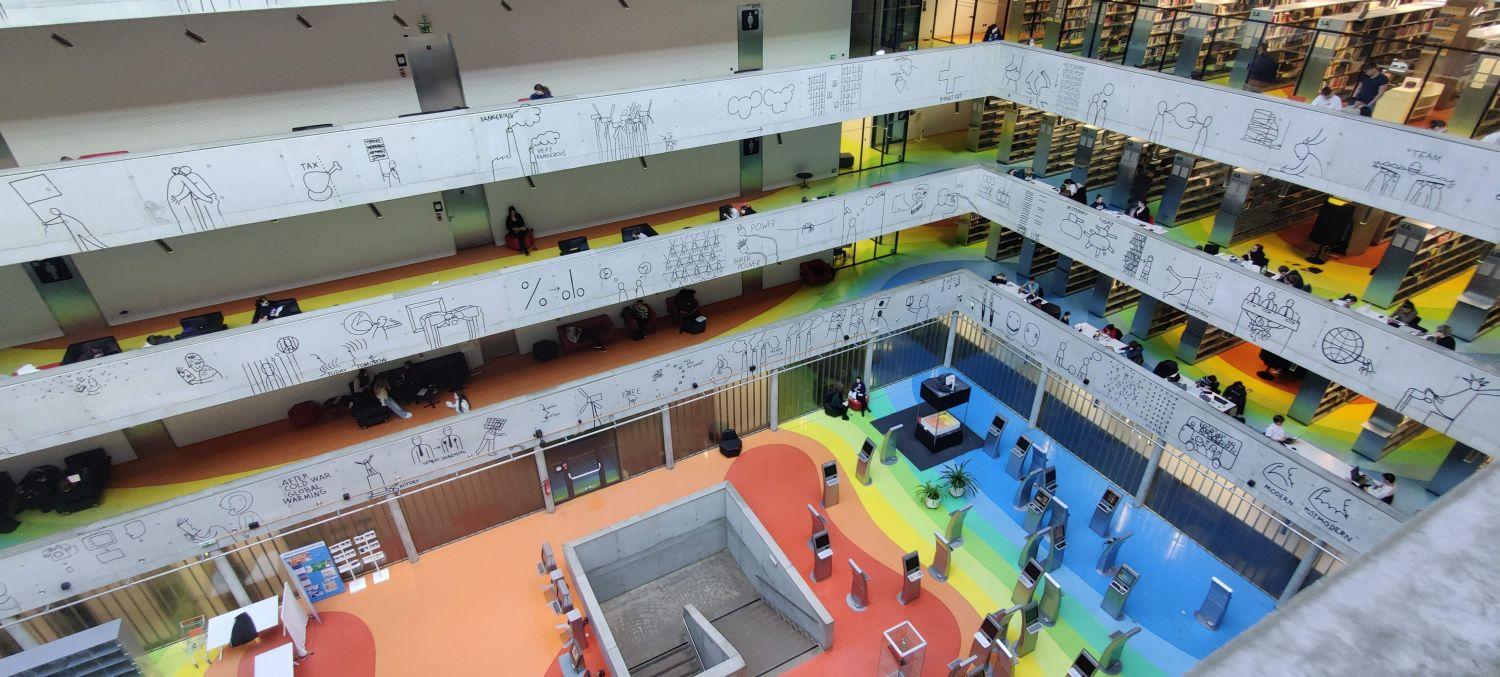 Pictures from the guided tour of the National Technical Library 